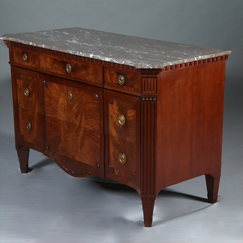 Grote Hollandse commode ca 1850 Louis Seize stijl gerestaureerd (No.291305)