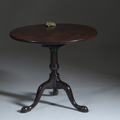 Bird cage  tilttop massief mahonie schitterende kleur ca 1775  (No.301865)