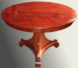 Antieke tafel / coulissentafel mahonie 1820 uitschuifbaar.  (No.84130)