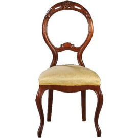 Antieke stoelen / Stel van 4 elegante Zweedse eetkamerstoelen ca. 1870   (No.450218)