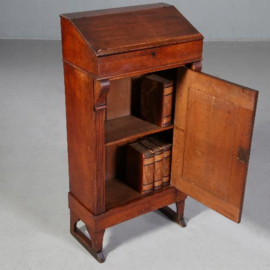 Antiek kastje / Lezenaar / Halkastje eiken ca. 1800  nooit meer de post vergeten mee te nemen (No.732519)