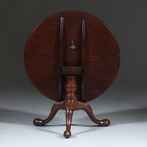 Verlaagde massief mahonie tilttop ca 1775  (No.301870)
