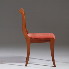 8 antieke stoelen nieuwe stof naar keus  Frankrijk ca 1925 mahonie  2 met armeuningen (No.911830)