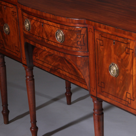 Regency sideboard in bloemmahonie met ebbenhout en brons ca 1825 (No.222145)