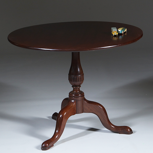 Massief mahonie tilttop  ca 1775 zeer solide  (No.301875)