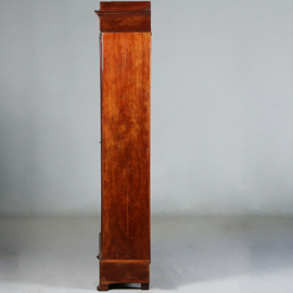 Strakke Boekenkast vroeg biedermeier ca 1820 mahonie indeling flexibel (No.461515)