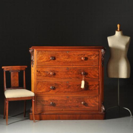 Antieke kast / ladenkast / commode ca. 1870 met 9 kleine en drie grote laden (No.451948)