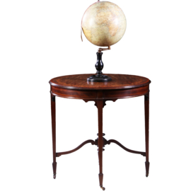 Salontafel in de hoge 19e eeuwse traditie, fraai ingelegd  door P E GANE - Artistic Furniture - ca 1900 (No.222160)
