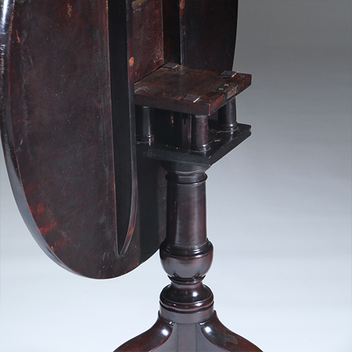 Bird cage  tilttop massief mahonie schitterende kleur ca 1775  (No.301865)