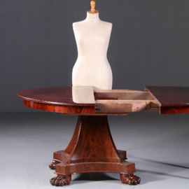 Antieke tafel / Hollandse sluierpoot vroeg Biedermeier ca. 1820 tot 16 personen (No.692452)