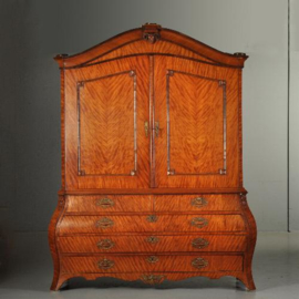 Antieke kast / Satijnhouten Hollands kabinet ca. 1775 (No.511854)