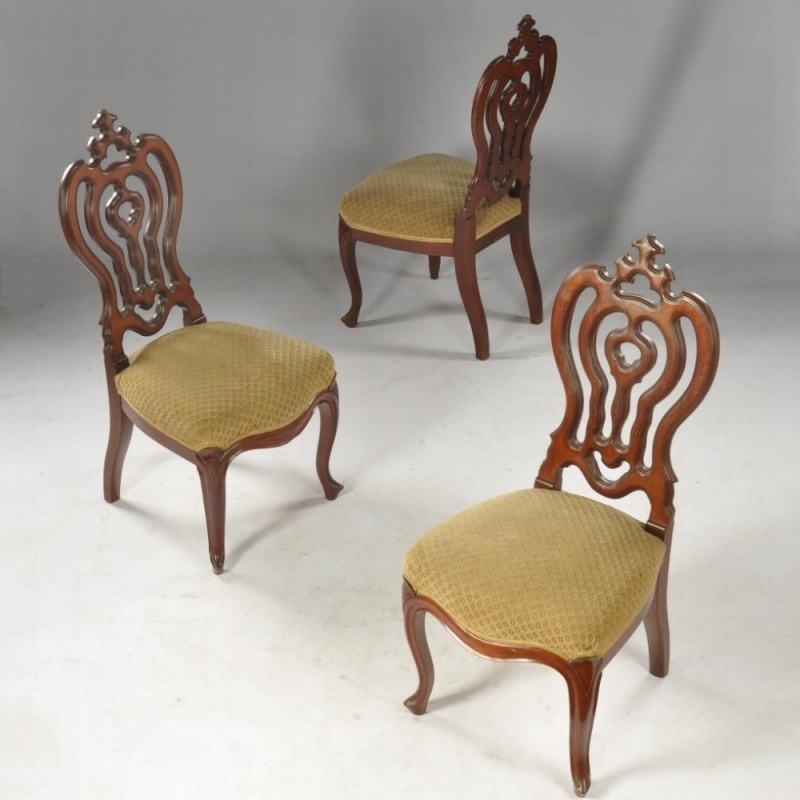tafereel Geloofsbelijdenis Vriend Antieke stoelen +/ Chaufeuze pompadour zogenaamde breistoel vermoedelijk  Horrix prachtige mahonie blikvanger (No.471140) | De laatste aankopen |  AntiekSite.nl