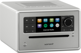 Sonoro Elite SO-910 V2 internetradio met DAB+, FM, CD, Spotify, Bluetooth en USB, zilver