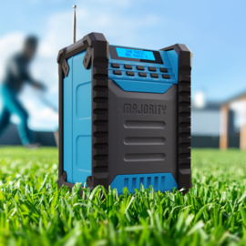 Majority Audio Landbeach draagbare werk radio met DAB+, FM en Bluetooth