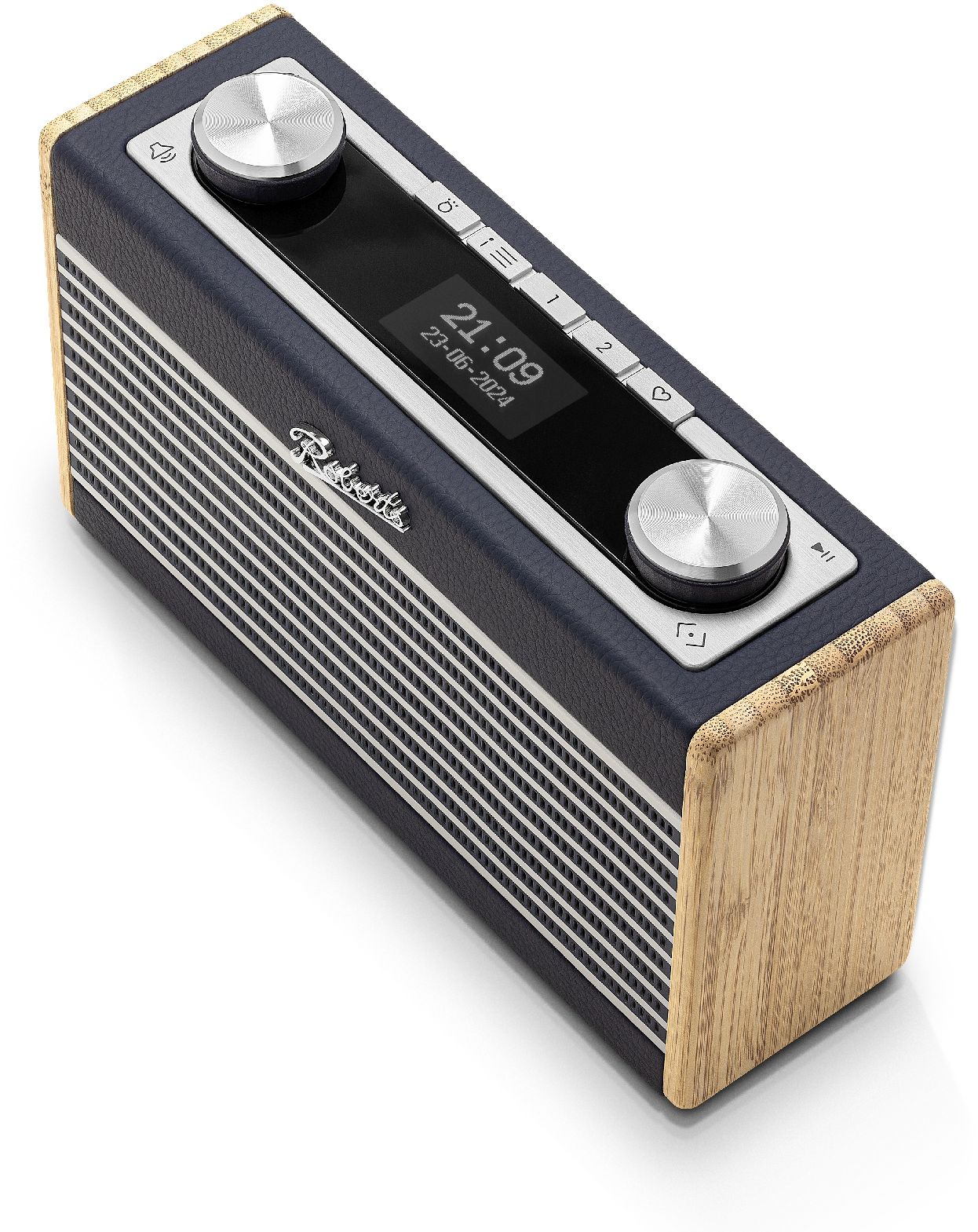 Roberts Rambler Uno retro DAB+ radio met FM en Bluetooth, Navy Blue