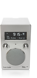 Tivoli Audio Model PAL+BT oplaadbare radio met DAB+, FM en Bluetooth, chrome