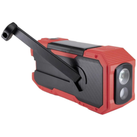 Albrecht DR 112 stereo draagbare nood radio en lamp met DAB+, FM, Bluetooth en alarm