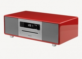 Sonoro stereo tafelradio met DAB+ en FM, CD speler, USB en Bluetooth, rood