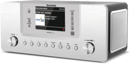 TechniSat DigitRadio 574 IR stereo tafelradio met WIFI internet, DAB+ digital radio, USB, zilver