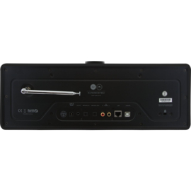 Revo SuperSystem stereo internetradio met Bluetooth, Spotify, USB en DAB+, matzwart - zilver