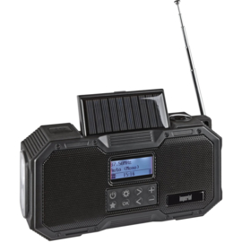 Imperial DABMAN OR 1 stereo draagbare nood radio en lamp met DAB+, FM, Bluetooth en alarm