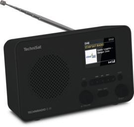 TechniSat TECHNIRADIO 6 IR digitale portable radio met DAB+, FM en internet, zwart