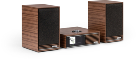 Ruark Audio R610 high end stereo muziek console & Sabre-R set, Fused Walnut