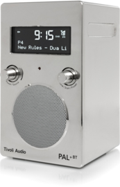 Tivoli Audio Model PAL+BT oplaadbare radio met DAB+, FM en Bluetooth, chrome