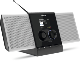 TechniSat MultyRadio 600 CD IR stereo alles in 1 stereo hifi audio radio met DAB+ en FM ontvangst, internet radio, Spotify, MP3 en CD speler en Bluetooth streaming