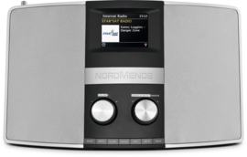 Nordmende Transita 400 stereo internet, DAB+ en FM radio, Spotify, Bluetooth, zwart-zilver