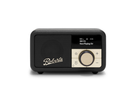 Roberts Revival Petite 2 mini DAB+ en FM radio met Bluetooth ontvangst, Zwart