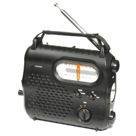 POWERplus Rhino opwindbare AM / FM radio met lamp