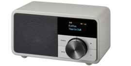 Sangean DDR-7 mini DAB+ en FM radio met Bluetooth ontvangst, glacier silver