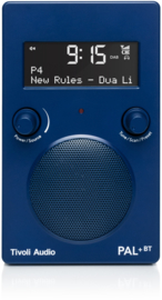 Tivoli Audio Model PAL+BT oplaadbare radio met DAB+, FM en Bluetooth, blauw