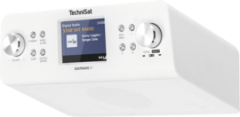 TechniSat DigitRadio 21 keuken (onderbouw) radio met DAB+ en FM, wit, OPEN DOOS