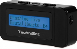 TechniSat DAB+ DigitRadio Go compacte zakradio met FM, zwart