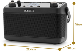 Roberts Stream 219 stereo internetradio, DAB+, FM, USB, Spotify en Bluetooth, zwart