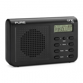 Pure One Mi - mini digitale radio met DAB+ en FM - zwart