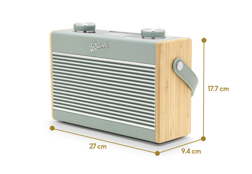 Roberts Rambler Max internetradio, DAB+, FM, USB, Spotify, Deezer en Bluetooth,  Duck Egg