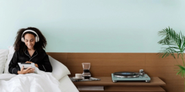 TEAC TN-400BT-X platenspeler met Bluetooth zender, Turquoise