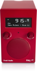 Tivoli Audio Model PAL+BT oplaadbare radio met DAB+, FM en Bluetooth, rood