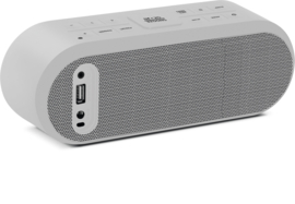 TechniSat DigitRadio 53 BT hoogwaardige stereo wekker radio met DAB+, FM en Bluetooth, lichtgrijs