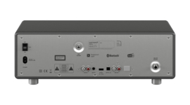 Sonoro Prestige stereo internetradio met DAB+, FM, CD, Spotify en Bluetooth, Matt Graphite - Silver