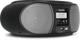 TechniSat DigitRadio 1990 stereo boombox met DAB+ Radio, FM, CD speler, USB en Bluetooth, zwart