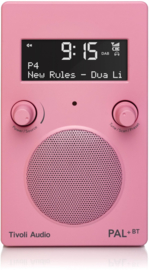 Tivoli Audio Model PAL+BT oplaadbare radio met DAB+, FM en Bluetooth, roze