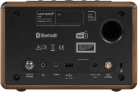 Sonoro Elite X internetradio met DAB+, FM, CD, Spotify en Bluetooth, walnut - antraciet