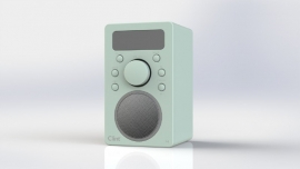 Clint Digital F4 DAB+ en FM radio met accu en Bluetooth audiostreaming, Misty Green