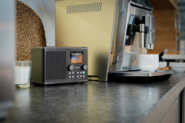 Pure Classic H4i digitale internet, DAB+ en FM radio en Bluetooth, Zwart Essen