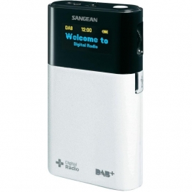 Sangean DPR-32 DAB+ / FM oplaadbare zakradio, wit