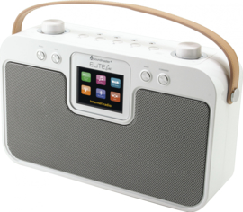 Soundmaster Elite Line IR4400WE stereo draagbare internetradio met DAB+ en Bluetooth, wit